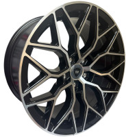 KMX Juego De Rines 17X8.5 Negro Maquinado 17X5