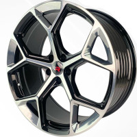 RACER Juego de Rines Racer FBX 112-21 21X9 case: 5X112 negro cara brillante  ET: 31 CB: 66,5 21X5