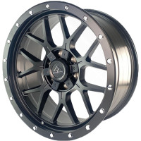 RACER Juego de Rines Racer SPOW 132 20X9.0 case: 6H139.7 Negro mate Et: 0 Cb: 110,2 20X6