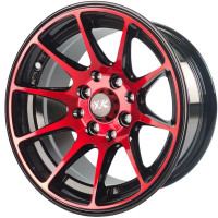 RACER Juego De Rines  Racer 13 Pulgadas 1518 8H 100 114 Linea Roja 13X8