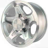 RACER Juego de Rines Racer TH0  27 16X7 CASE 5X150 Plata cara brilalnte (Silver Machined Face) Et 16X5