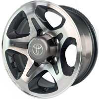 RACER Juego de Rines Racer 5014 16X7 Case 5X150 Gris cara brillante Et 1,5 Cb 110,6 16X5