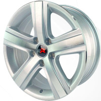 RACER Juego de Rines Racer 6165 16X6.5 case: 5X112 Plata cara brillante  ET: 33 CB: 57,1 16X5