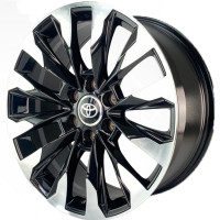 RACER Juego de Rines Racer H 880 F 20X8.5 case: 6H 139.7 Negro cara brillante Et: 25 Cb: 106,1 20X6