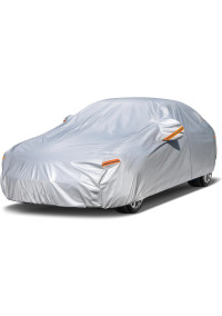  Carpa completa impermeable de 6 capas p/automóvil apta p/todo clima 