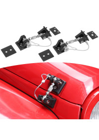 Universal Kit de pestillos de capó para Jeep JK 