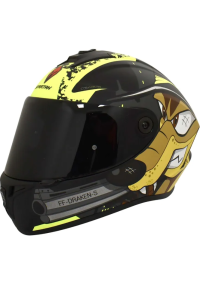 SPARTAN Casco Spartan Draken CosaNostra Gris Amarillo M 