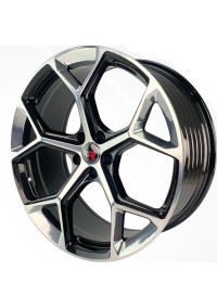  Juego de Rines Racer FBX 112-21 21X9 case: 5X112 negro cara brillante  ET: 31 CB: 66,5 