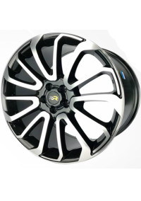  Juego de Rines Racer 415 R22X10 5H 120 NEGRO MAQUINADO 