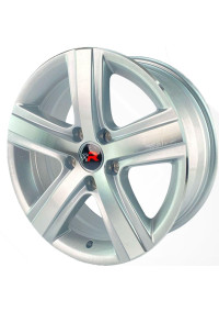  Juego de Rines Racer 6165 16X6.5 case: 5X112 Plata cara brillante  ET: 33 CB: 57,1 