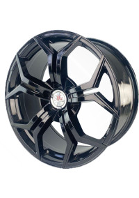  Juego de Rines 687 19X8.5 6H 114.3  ET: 25 CB: 67,1 NEGRO BRILLANTE 