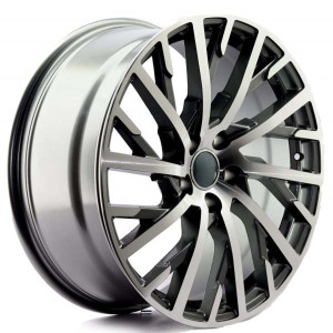WHEEL MACHINED DARK GRAY 19x5