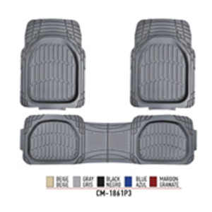 ABRO Set Tapetes PVC Negro CM - 1861P3         