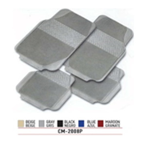 ABRO Set Tapetes Caucho / Alfombra Negro CM - 200  