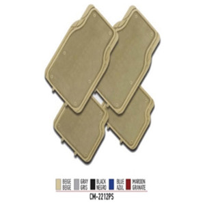 ABRO Set Tapetes Caucho / Carpet Beige CM - 2212P  