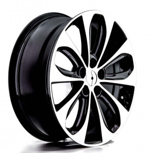 WHEEL BLACK MACHINE FACE 19x5