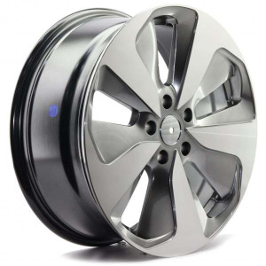 WHEEL 7700  1875  01 NOS  38 DARK HYPER BLACK MACHINE FACE 18x5