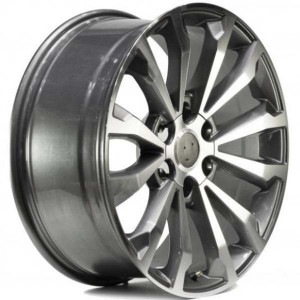 WHEEL NOS 78 E203  1875  03 DARK GUN METAL MACHINED FACE 18x6