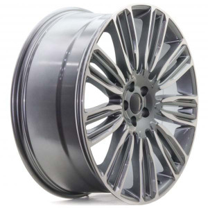 WHEEL D9034 DARK GUN METAL MACHINED FACE 22x5