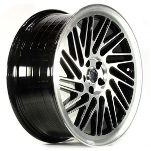 WHEEL LG45BLACK MACHINE FACE 18x5