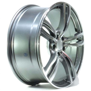 WHEEL DARK GUN METAL MACHINE FACE 18x5