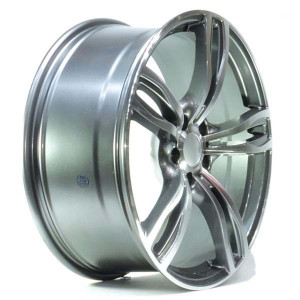 WHEEL 5409 DARK GUN METAL MACHINE FACE 18x5