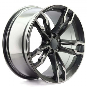 WHEEL 5620 MACHINED DARK GREY 19x5
