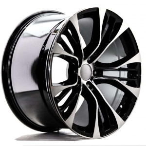 WHEEL BLACK MACHINE FACE 20X5