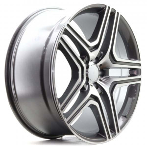 WHEEL MACHINED GREY 22x5