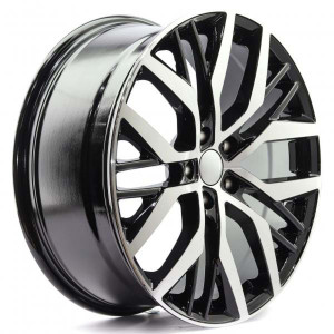 WHEEL MACHINED BLACK 18x5