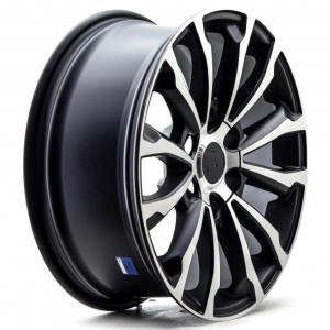 WHEEL BLACK MATT MACHINED FACE 18x6