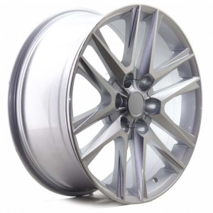 WHEEL SILVER MACHINE FACE 20x6