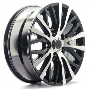 WHEEL BLACK MACHINED FACE 20X5