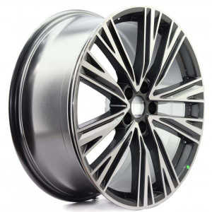 WHEEL DARK GUN METAL MACHINED FACE 18x5