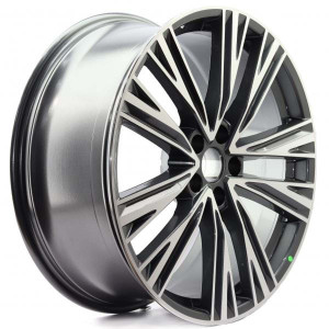 WHEEL DARK GUN METAL MACHINE FACE 20X5