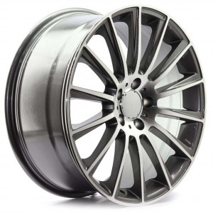 WHEEL MACHINED DARK GREY 21x5