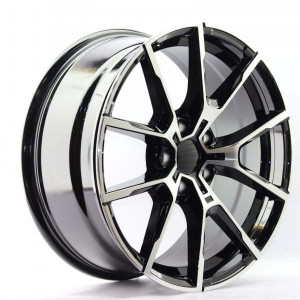 WHEEL MACHINED BLACK 19x5