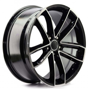 WHEEL MACHINED BLACK 19x5