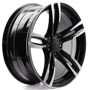 WHEEL MACHINED BLACK 18x5