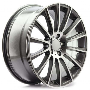 WHEEL MACHINED DARK GREY 19x5