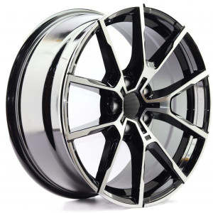 WHEEL MACHINED BLACK 19x5