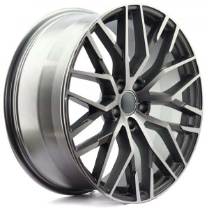 WHEEL DARK GREY POLISHED 22x5