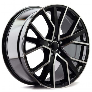 WHEEL BLACK POLISHED 20x5