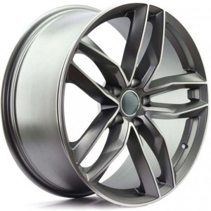 WHEEL MATT DARK GREY POLISHED 22x5