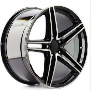 WHEEL BLACK POLISHED 19x5