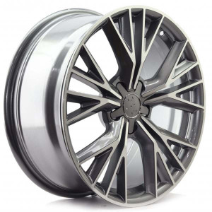 WHEEL GREY MACHINED FACE 18x5