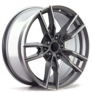 WHEEL GREY MACHINED FACE 18x5