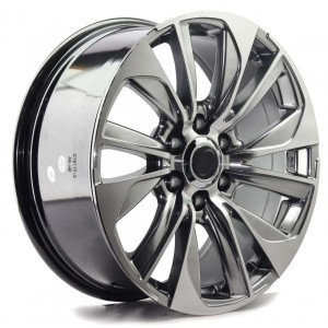 WHEEL HIPER BLACK MACHINED FACE 20x6