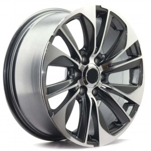 WHEEL DARK GUN METAL MACHIN FACE 20x6