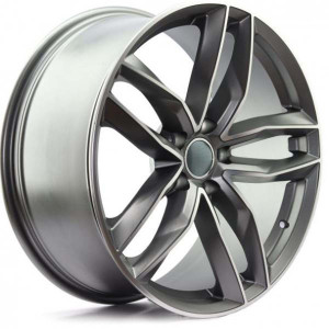 WHEEL MATT DARK GREY POLISHED 20x5